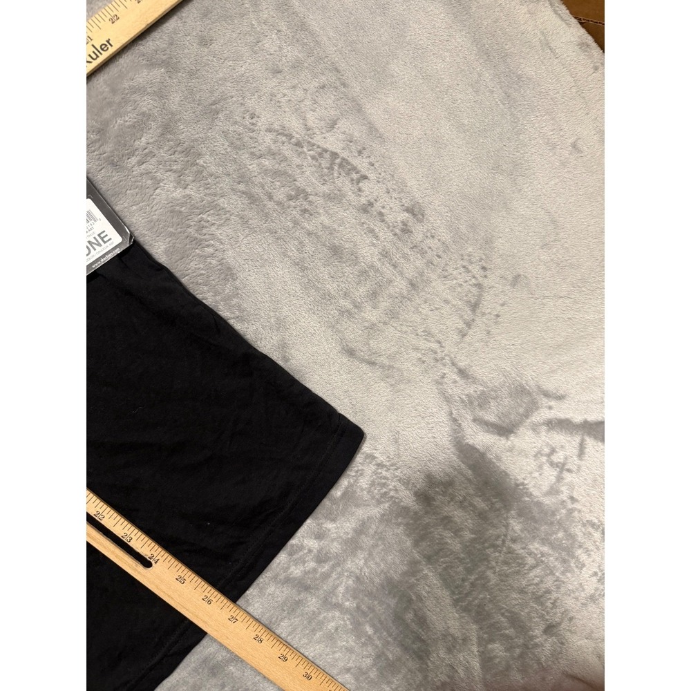Skechers T-Shirt Men Small Black Just Slip-In Graphic Logo Short Sleeve - Picture 3 of 6